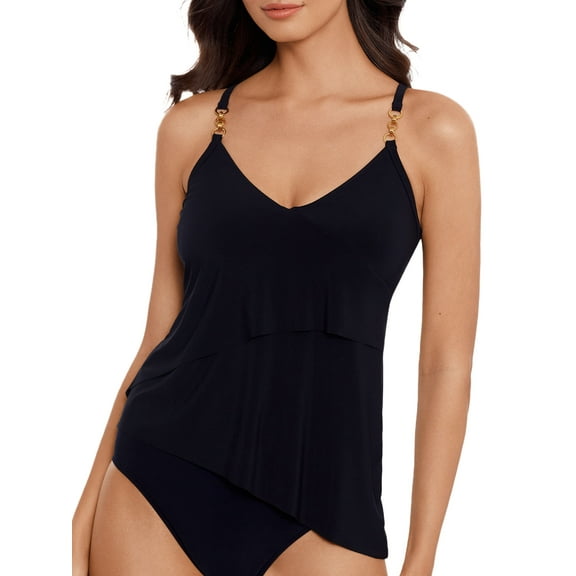 Chain Link Eliza Tankini Top Swimsuit