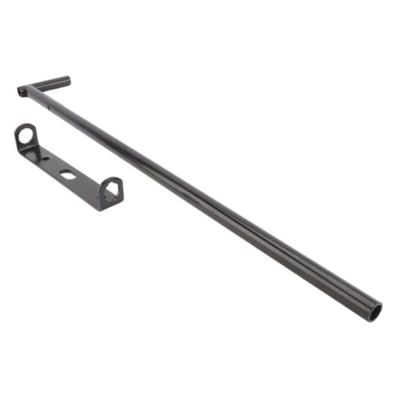 Chain Link Fence Drop Rod - 36 Inch Black Steel Gate Drop Rod Latch; Compatible with Vinyl, Wood, Aluminum & Steel Gates; Secure Gate Closure for Residential & Commercial Use