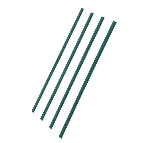 Chain Link Fence Privacy Slats - 4' High - Bottom Locking - HDPE - Green - Garden & Farm - 10ft Coverage