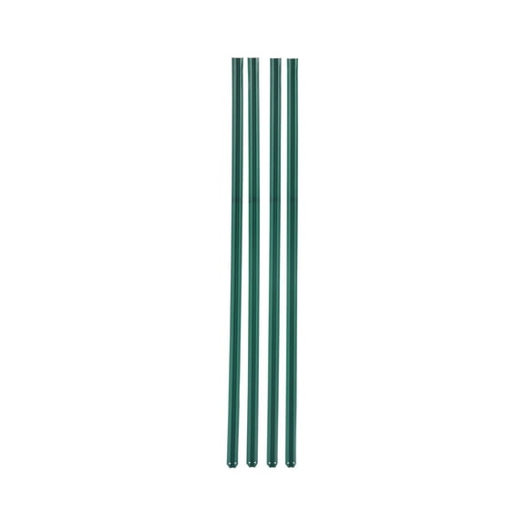 Chain Link Fence Privacy Slats - 4' High, HDPE Bottom Locking - Green Fence Screening for Yard, Farm, Sports Field (82 Slats + 3 Channels)