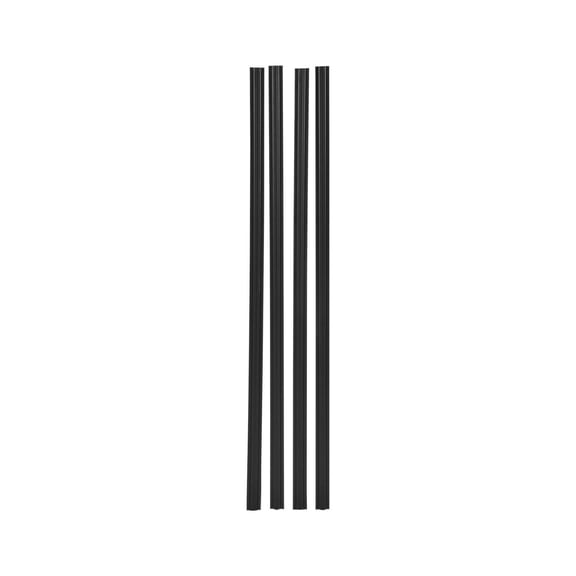 Chain Link Fence Privacy Slats - 6ft High - Bottom Locking - HDPE - Black - Garden & Farm - 10ft Coverage