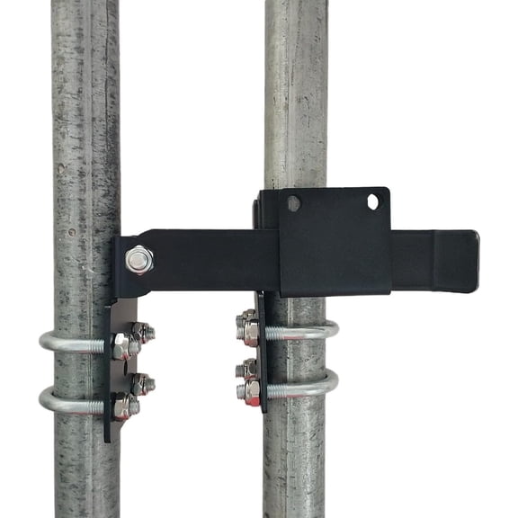 Chain Link Fence Strong Arm Double Gate Latch for 1-3/8"- Latches Two Gates Together Without The Need of a Drop Rod - Chain Link Farm Fence Gate Latches for Metal Gates