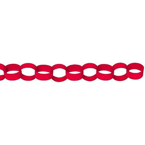 Chain Link Garland, Red