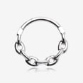 thumbnail image 1 of Chain Link V2 Clicker Hoop Ring, 1 of 5