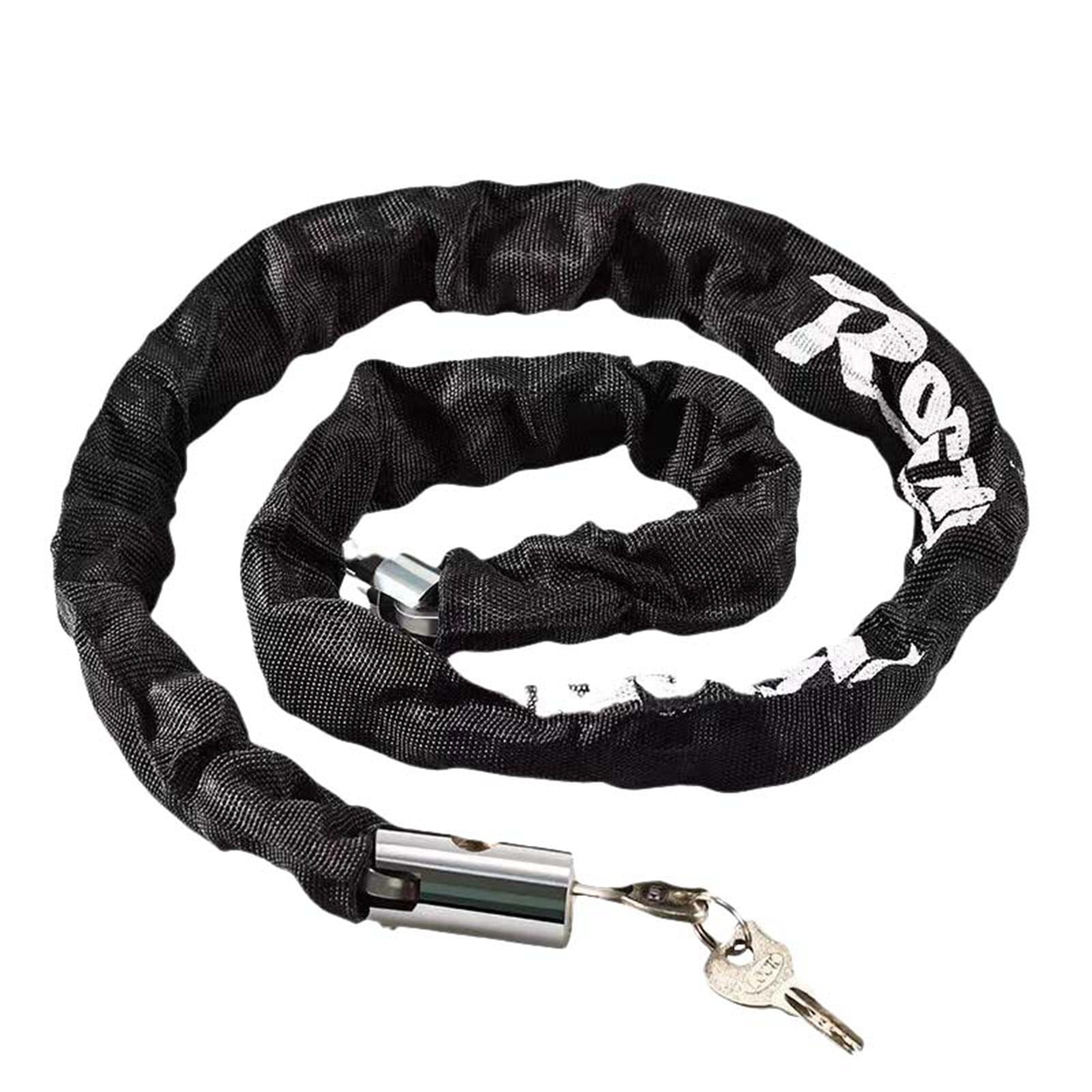 Chain Lock Bike Lock Heavy Duty Cut Resistance Chain Lock With 2 Keys