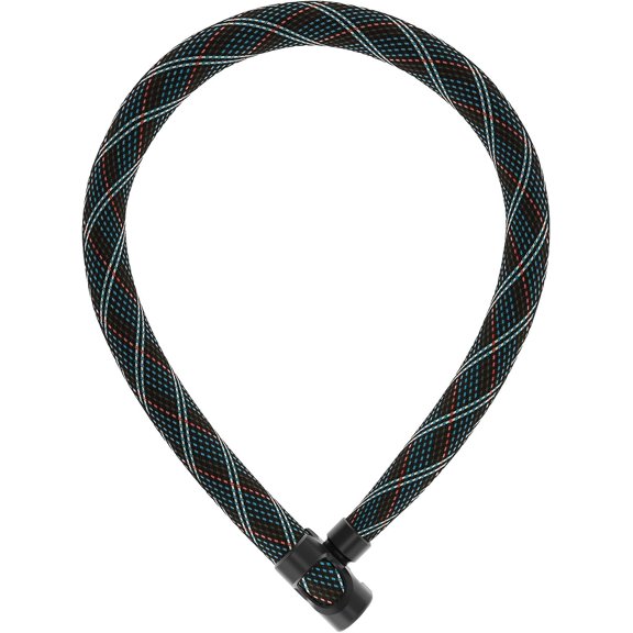 Chain Lock IVERA Chain 7210 - Bicycle Lock with Highly Flexible IvyTex Synthetic Fibre Coating - ABUS Security Level 8-110 cm - Grey