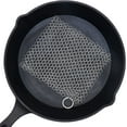 thumbnail image 1 of Chain Mail Scrubber Cast Iron,Cast Iron Scrubber 6"x6" Stainless Steel Scrubber Cast Iron Cleaner Kitchen Household Chain Scrubber for Cast Iron Pans Chainmail Scrubber, 1 of 5