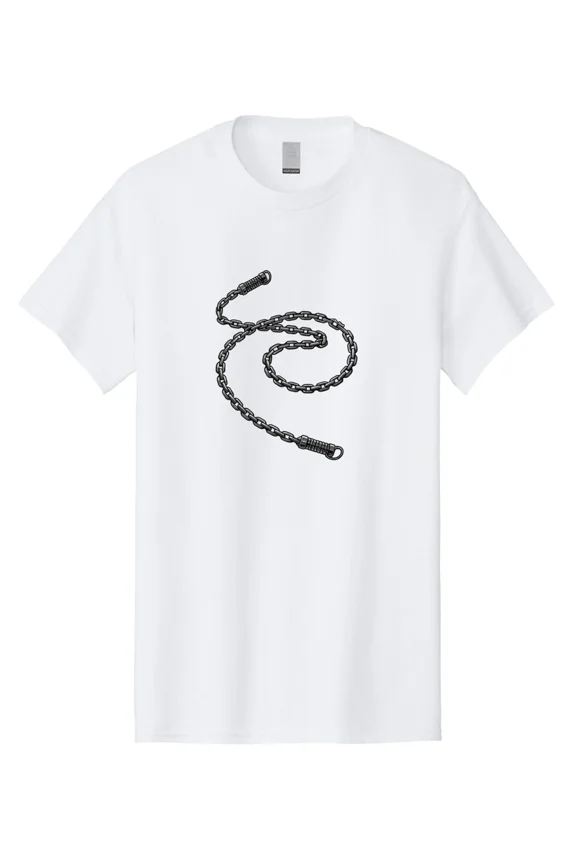 Chain Mens Graphic Tee, 100% Cotton, Casual Summer Wear