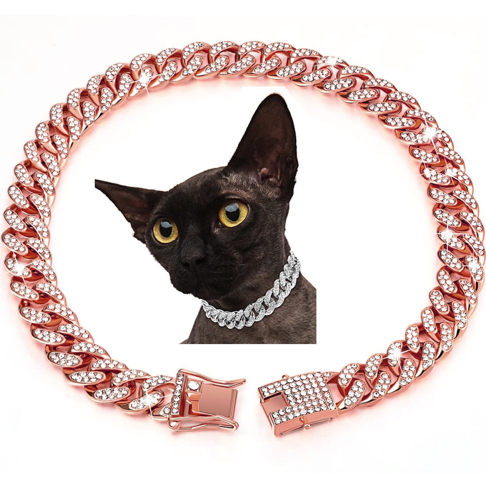 Cuban link cat collar hotsell