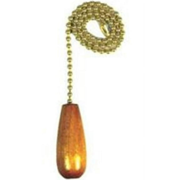 Chain Pull W/Nat Wood Cyl 12In 60321