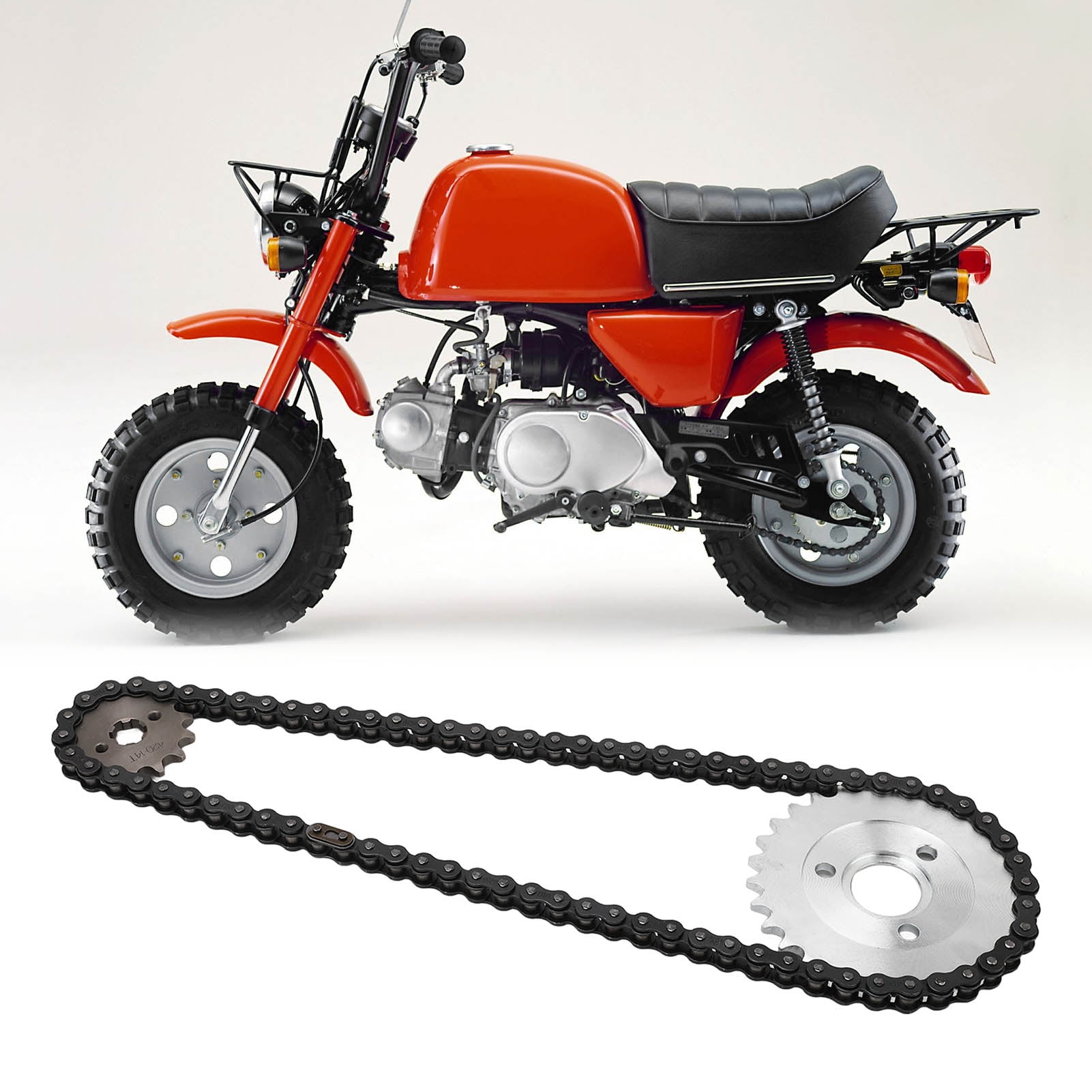 Chain Rear Sprocket Set, Operation Steel Alloy High Strength 14T Chain