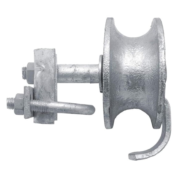 Chain Rolling GATE Track Wheel : to 2" Gate Frame & 1-5/8" Track Pipe