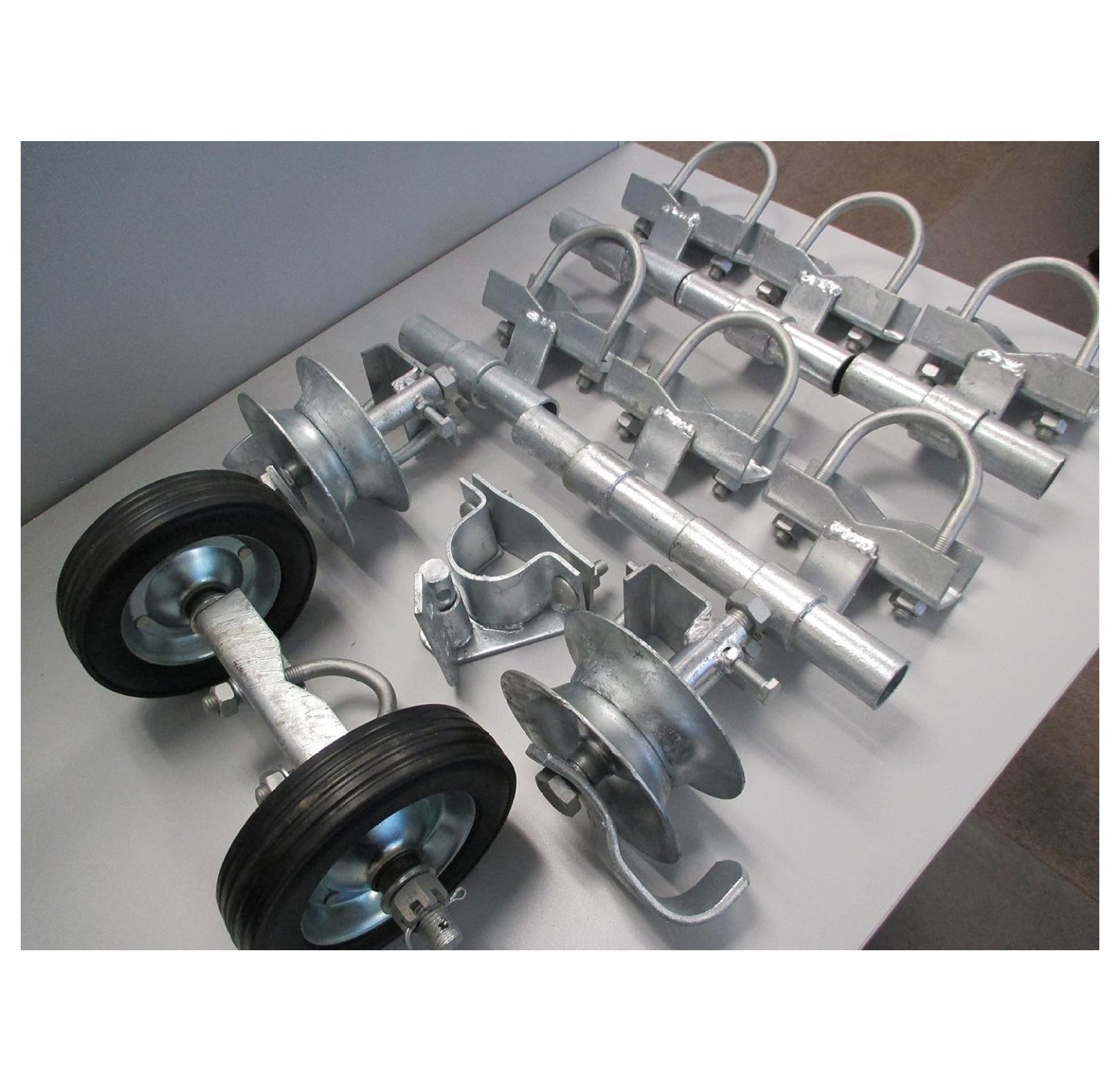 Chain Rolling Gate Hardware Kit (2" Universal Track Bracket)