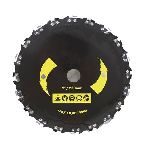 Chain Saw 20T Brush Cutter Grass Blade Heavy Duty 9" for Gas or Trimmer Replacement for Carbide Blades Lawn Mower Circular Saw Electric Weeder Accessories