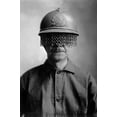 thumbnail image 1 of Chain Screens On Steel Helmet To Protect World War I Soldiers' Eyes From Fragments Of Shell History, 1 of 2