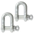 thumbnail image 1 of Chain Shackle - Screw Pin 3/8" Steel - 1 Ton - 2 Pack, 1 of 1