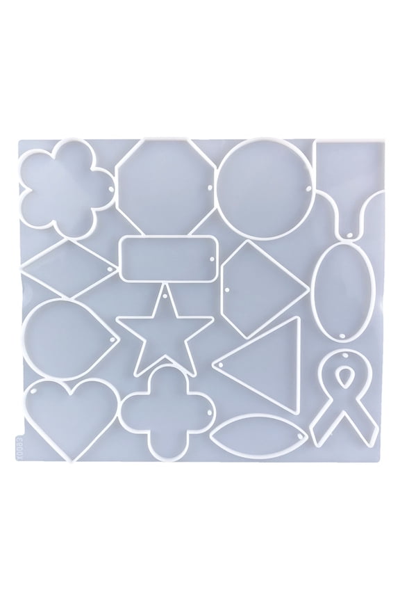 Chain Silicone Mold Handmade Keyring Pendant Customizable Geometric Shaped Keychain Accessories