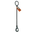 Chain Sling 9/32" x 8' Single Leg with Positive Locking Hook Grade