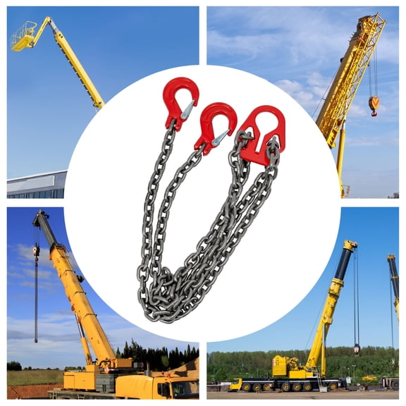 Chain Sling with Grab Hook, 5T Chain Sling, Lifting Chains with Hooks