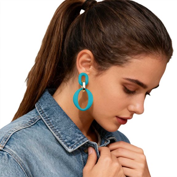 Chain Tassel Earrings With Secure Clasp Fashion Earrings For Unique Style And Elegant In Any Occasion Your Personality With Statement Ear Jewelry Mini Hoop Earrings Jewelry for Women Set Women's Drop