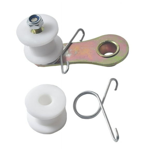 Chain Tensioner Spring Roller Slider Guide Adjuster Wheel Pulley Kit For 110cc 125cc 140cc Dirt Pit Mini Bike Motor ATV Scooter