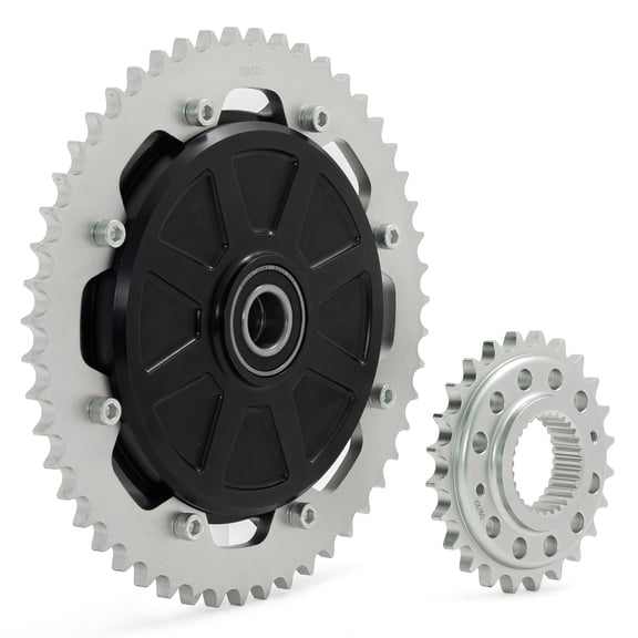 Chain Transmission Sprocket Conversion Kit for Harley Touring Electra Glide Standard FLHT 2010-2022 Freewheeler FLRT Road Glide FLTRX 2015-2023 Road King FLHR 2009-2022 Street Glide FLHX 2009-2023