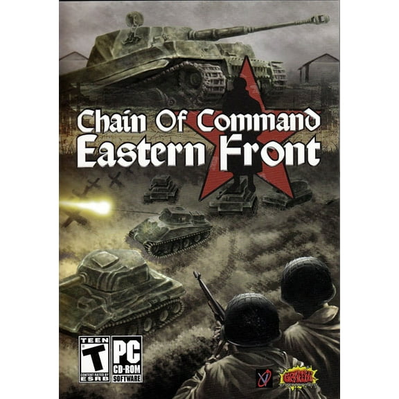 Chain of Command: Eastern Front Classic PC CDRom - Realistic 3D Environments Delivering a True-to-Life World War II Experience