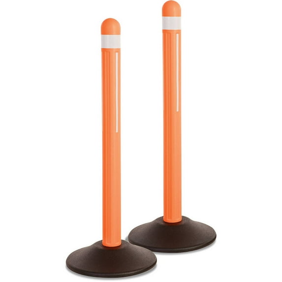 ChainBoss 3' Molded Delineator with Fillable Base, Pack of 2