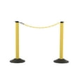 thumbnail image 1 of ChainBoss Yellow Stanchion with 10' of Yellow Plastic Chain – Fillable Base, 1 of 6