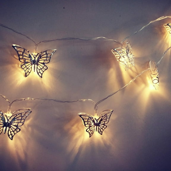 ChainPlus Indoor/Outdoor 10 ft Battery Powered Waterproof LED String Lights