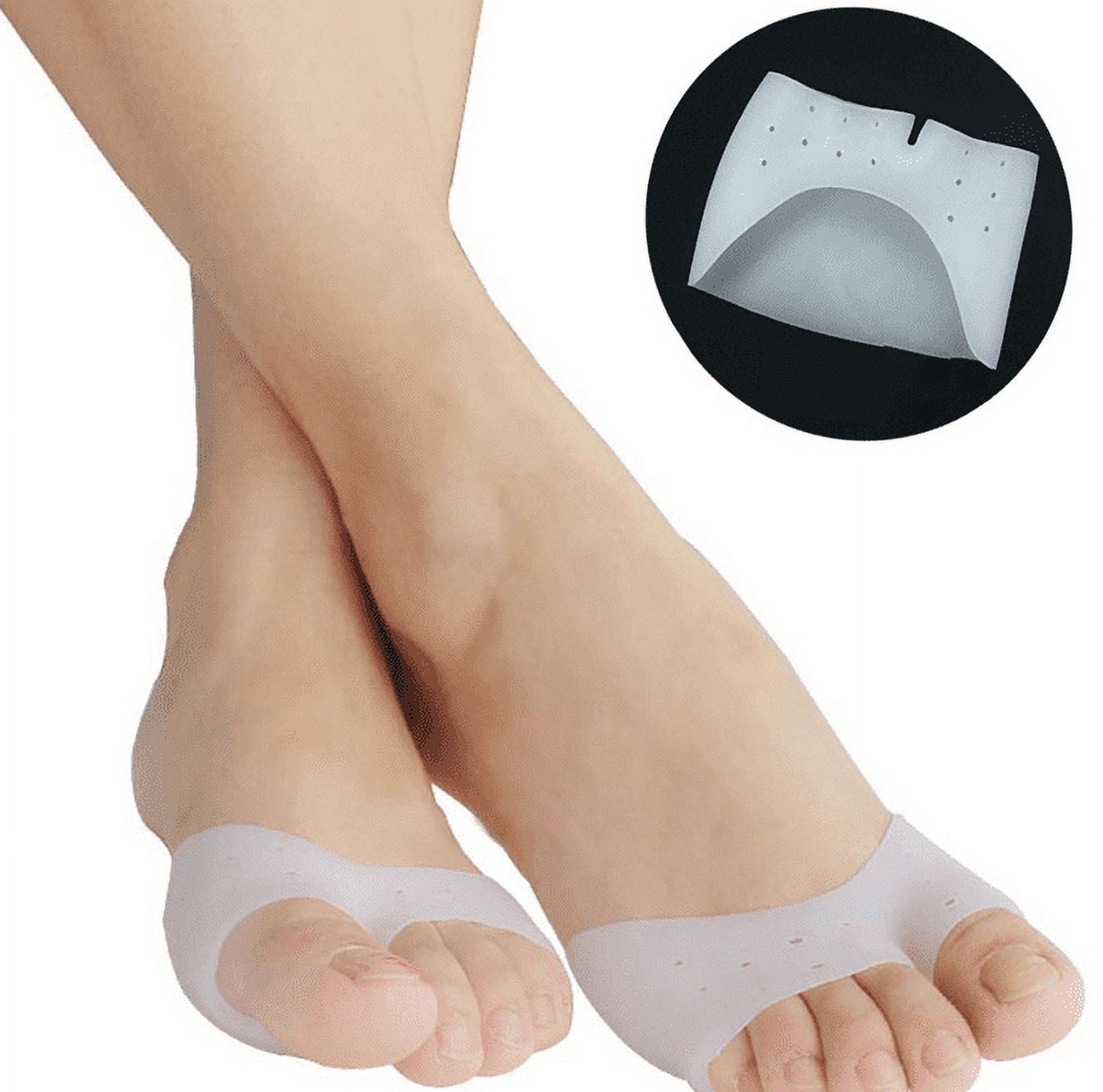 Buy MEENIRA Five Finger Forefoot Pads for Women High Heels Half Insoles Foot  Pain Care Absorbs Shock Socks Toe Pad Inserts 5 Finger Anti-Sleep Pain  Relief Forefoot Pads 1 pair Online at