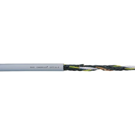 CHAINFLEX CF77-UL-07-03-25 18 AWG 3 Conductor Continuous Flex Control Cable 300V GY
