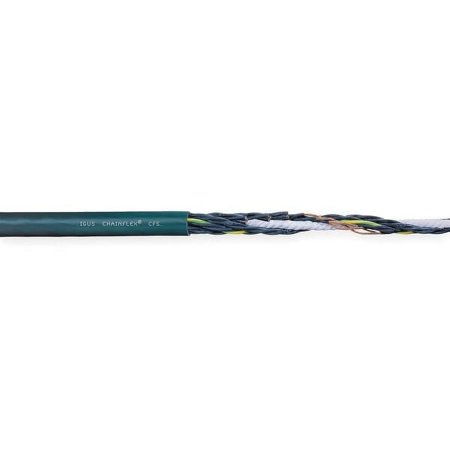 Chainflex Control Cable, 14 AWG, Green, PVC, 25 ft CF5-25-04-25