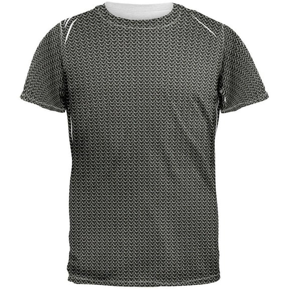 Chainmail Costume All Over Adult T-Shirt - Small