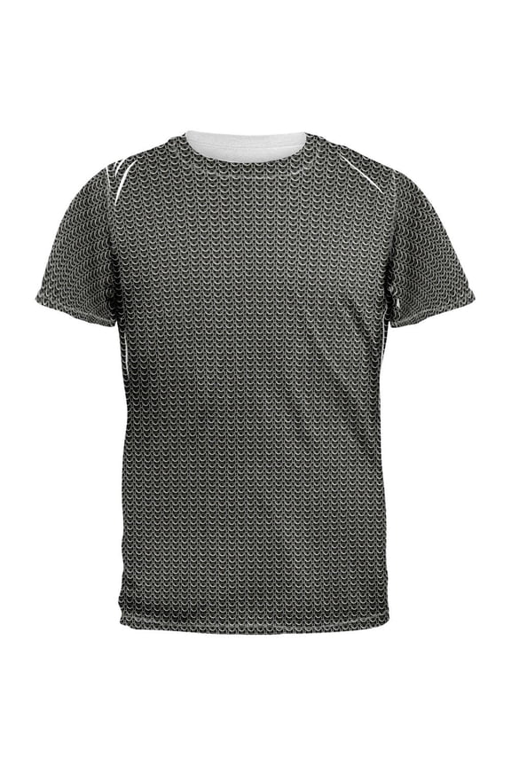 Chainmail Costume All Over Adult T-Shirt - Small