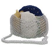 Chainmail Metal Aluminum Butted Ring Handbag - 100% Handmade Shoulder Bag for Evening & Cocktail Parties