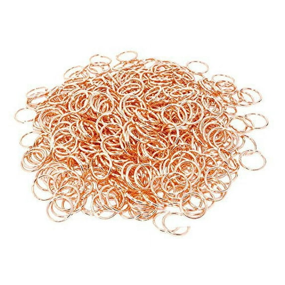 Chainmail Ring - Chain Maille Jump Ring - Open Aluminum Color Jump Ring Chain Mail Kit for Armor Scale Maille Necklace Jewelry Making Silver Tone 13 Gauge 15mm 1000 PCs by Mandala Crafts