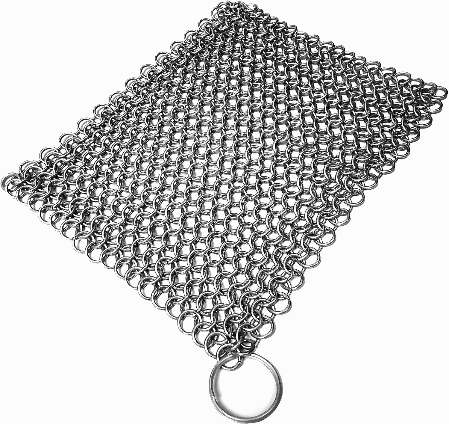 Chainmail Stainless Steel Scrubber Ideal For Cleaning Cast Iron