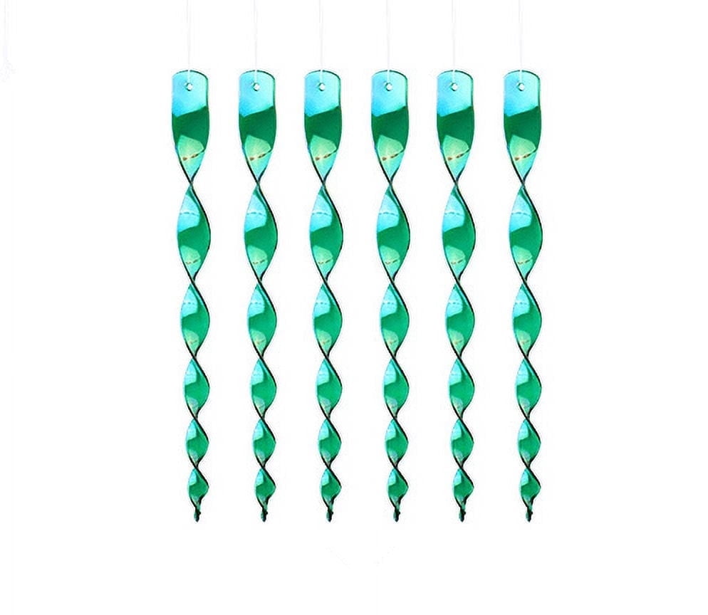 Reflective Rods GIXUSIL 12 Pack Bird Repellent Reflective Scare Rods,Ornamental ...