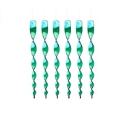 GIXUSIL 12 Pack Bird Repellent Reflective Scare Rods,Ornamental Deterrent Control Device, Effective Hanging Bird Repellent Devices to Keep Birds Away from Your House Window Garden