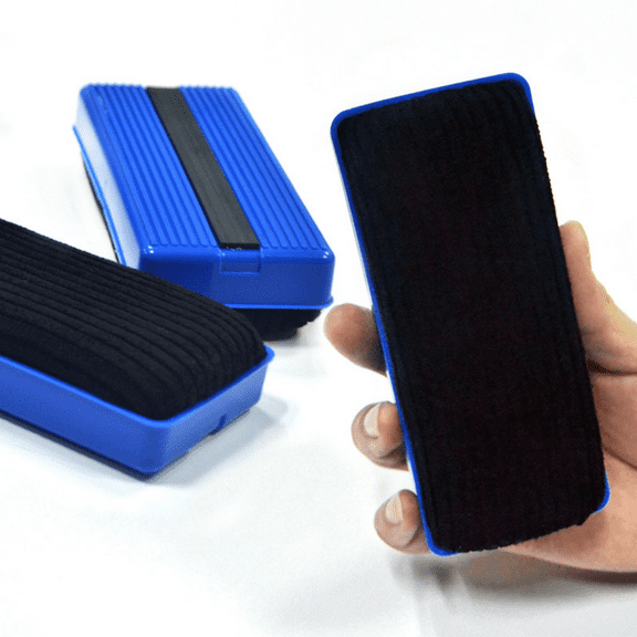 Chainplus 2 Pack Magnetic Whiteboard Dry Eraser Chalkboard Cleansers Blackboard Cleansers for Classroom, Home and Office (Blue)