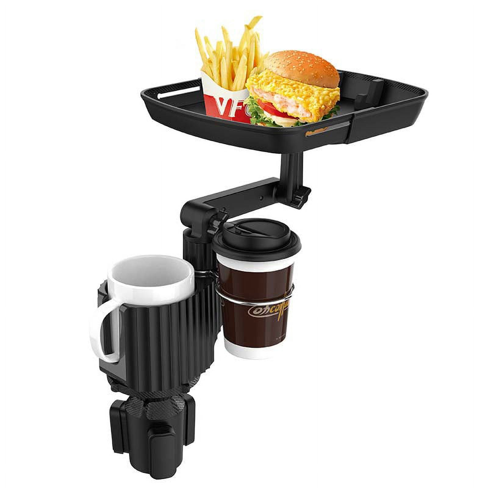 DriveDine Car Cup Holder Tray - Stay Organized and Enjoy Your Meals on the  Go!