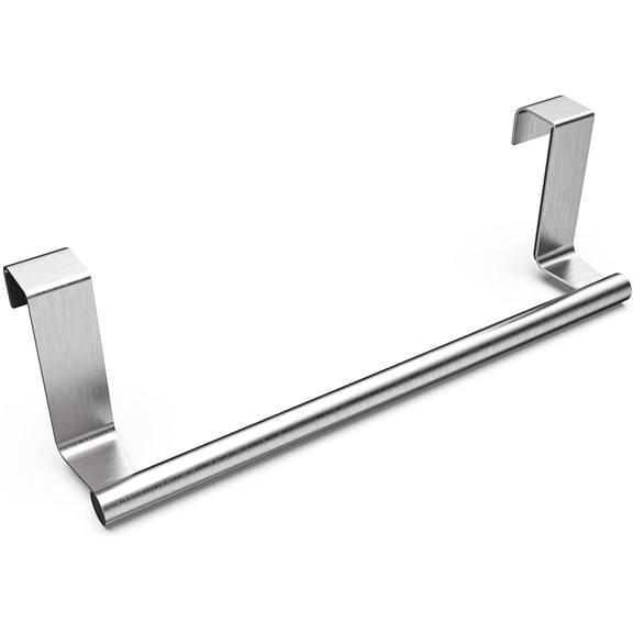 Chainplus Over Cabinet Towel Bar Holder, Strong Steel Kitchen Towel Rack for Cabinet, 9" Wide - 1 Pack