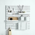 thumbnail image 1 of Chainplus Pegboard Combination Kit, 1 Pegboards and 7 Accessories Modular Hanging for Wall Organizer, Crafts Organization, Ornaments Display, Nursery Storage, 16.5" x 11.8", White | Peg Boards, 1 of 5