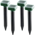 thumbnail image 1 of Chainplus Solar Mole Repellent Ultrasonic - 4 Pack Gopher Vole Repellent to Prevent Rodents from Lawn Gardens & Yard - Groundhog Repellent Solar Powered, 1 of 8