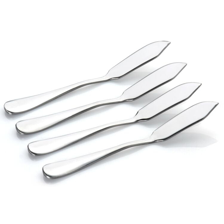 Chainplus Stainless Steel Butter Knife, Set of 4, Butter Spreader,  Breakfast Spreads,Cheese and Condiments