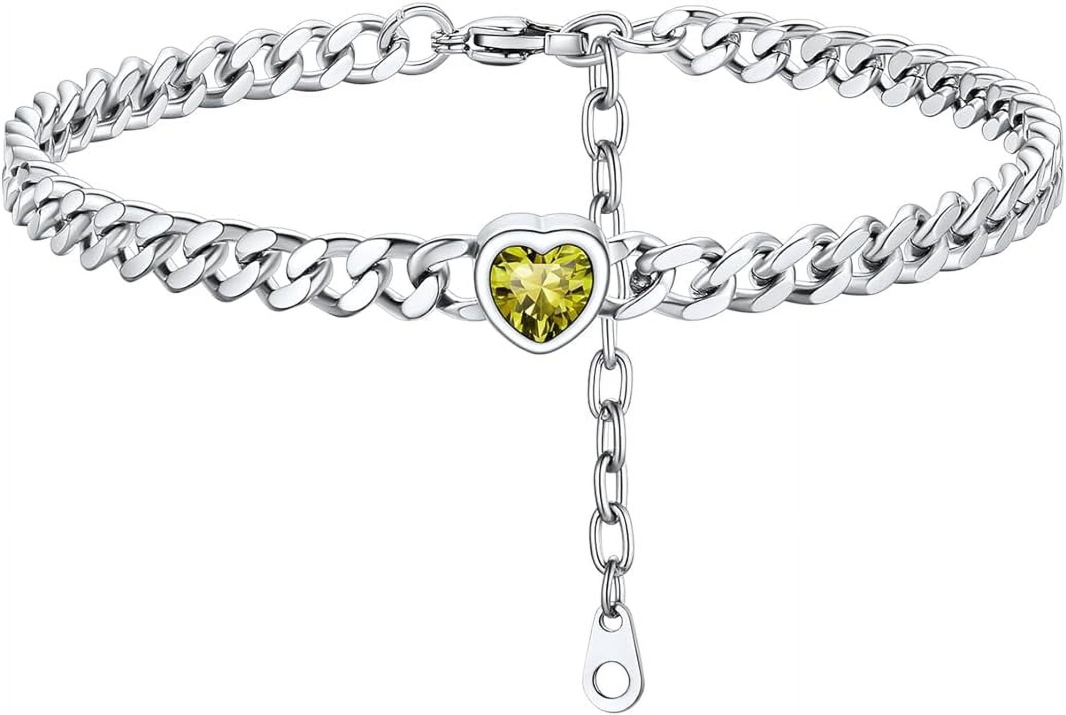 JMQJewelry Birthstone Charms - Mother Daughter Heart Clover Beads For Bracelets (Jan-Dec, Copper) - View #5