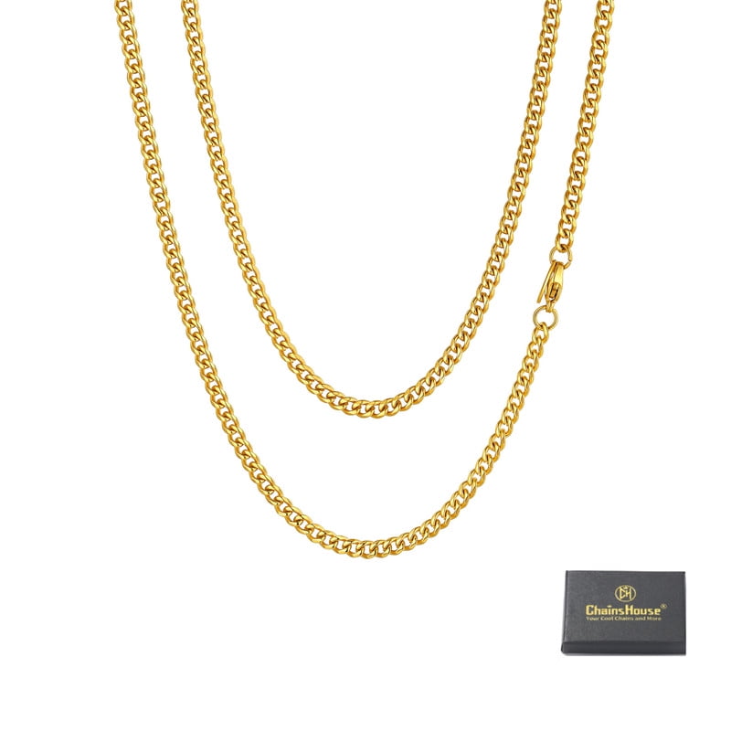 ChainsHouse 4/6/9/13MM Catena Figaro Collana A Catena Classica In