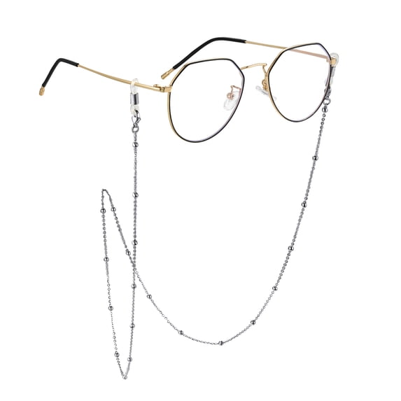 ChainsHouse Eyeglass Chains Cord for Women Men Beaded Cuban Link Summer Sunglasses Holder Eyewear Jewelry