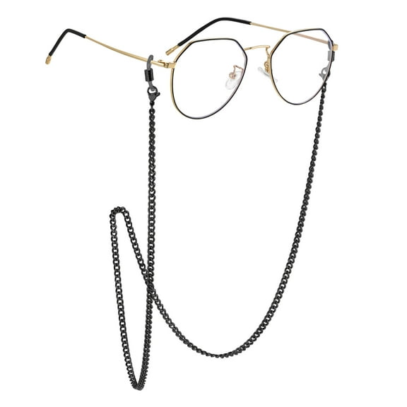 ChainsHouse Glasses Strap Chain for Women Men Black Chains Sunglasses Eyewear Holder Jewelry Gift